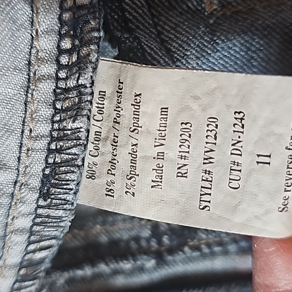 Cello Los Angeles Blue Stone Washed Skinny Jeans Women's Jr Size 11 - Picture 15 of 15